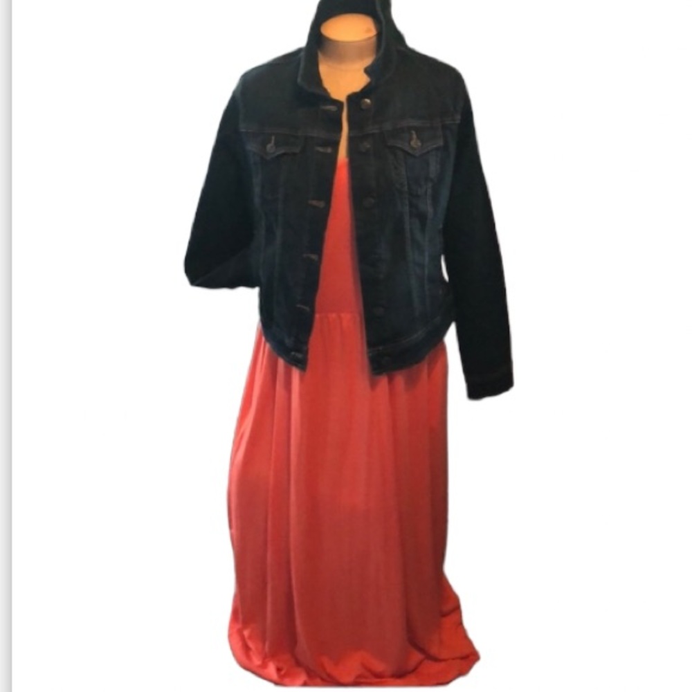 **SALE**. Summer ready! NEW sleeveless orange Maxi dress size 3X